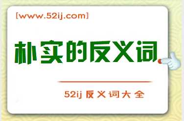 朴实的反义词