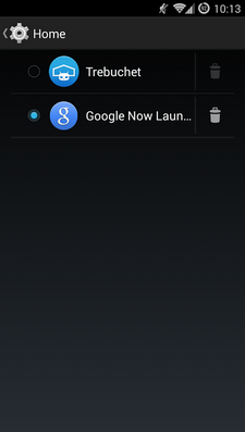  Settings ѡ HomeȻѡ Google Now LauncherOnce installed, you can select Google Now Launcher as default Home in the Home setting.
