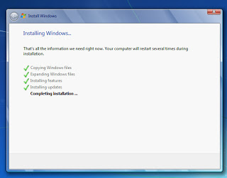 Completing Installation.