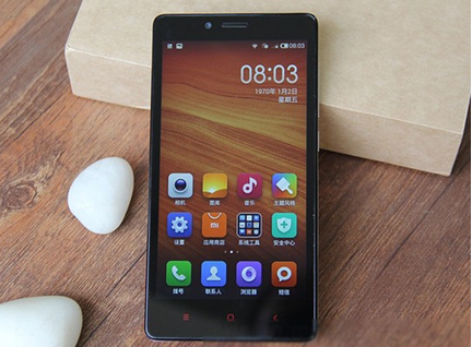 图为小米红米2(移动4G)
