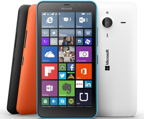 图为Microsoft Lumia 640