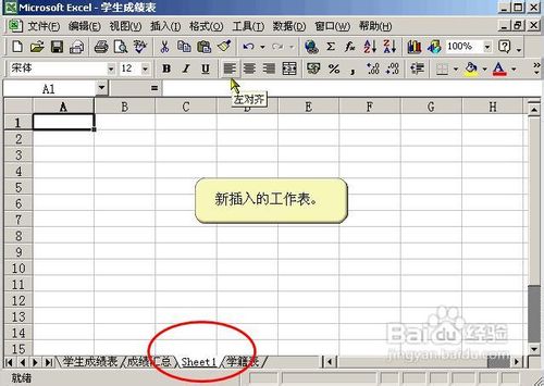 怎样插入Excel工作表