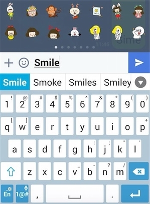 ΢ЦSimleLINEĻͻԶʾһЩ΢Цͼ