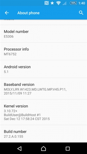 ⣺Xperia C5 UltraC4׿5.1