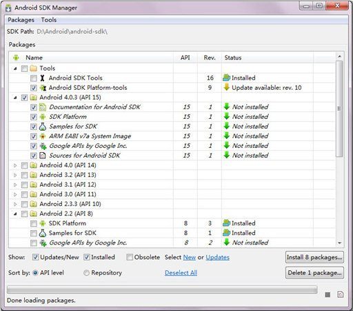 Android SDK无法更新或无法安装ADT插件的解决方法