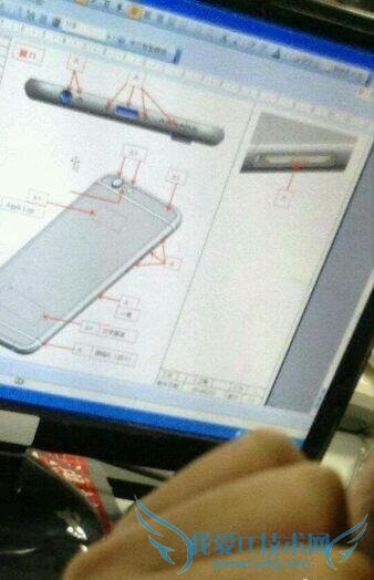 疑似iPhone 6工厂测试照泄露 机身更修长