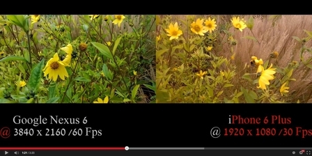 Google Nexus 6 vs. iPhone 6 PlusȽϡƵͼ