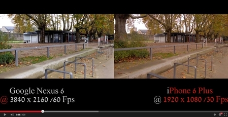 Google Nexus 6 vs. iPhone 6 PlusƵͼ
