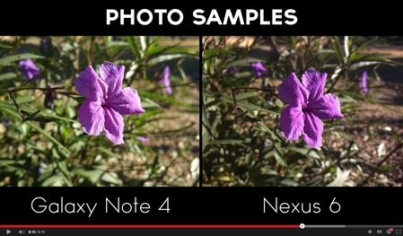 Galaxy Note 4 vs. Google Nexus 6ȽϡƵͼ
