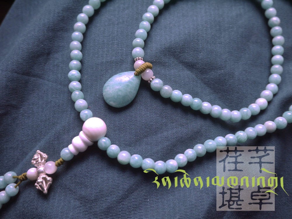 与砗磲的隔珠......