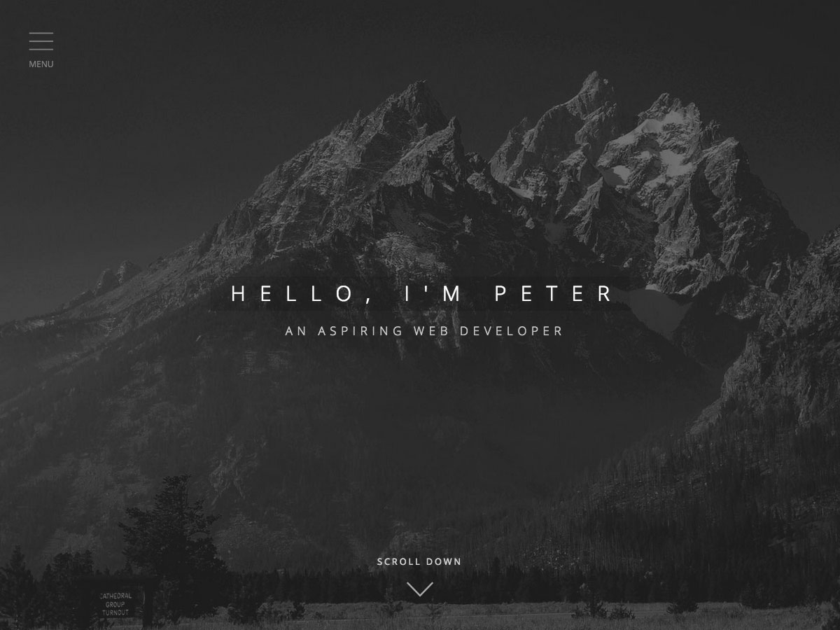 How to design the perfect single page website photo peter toth