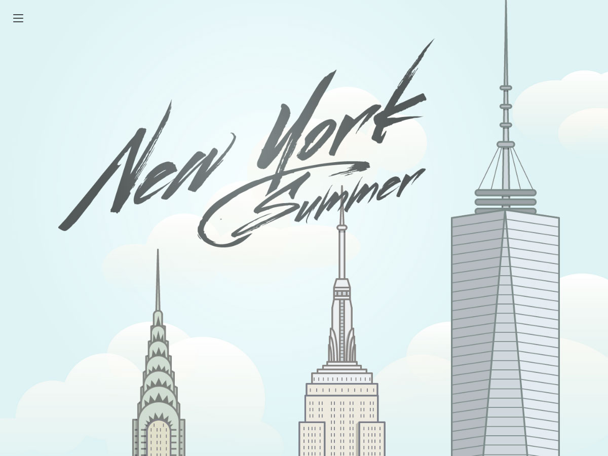 How to design the perfect single page website photo new york background