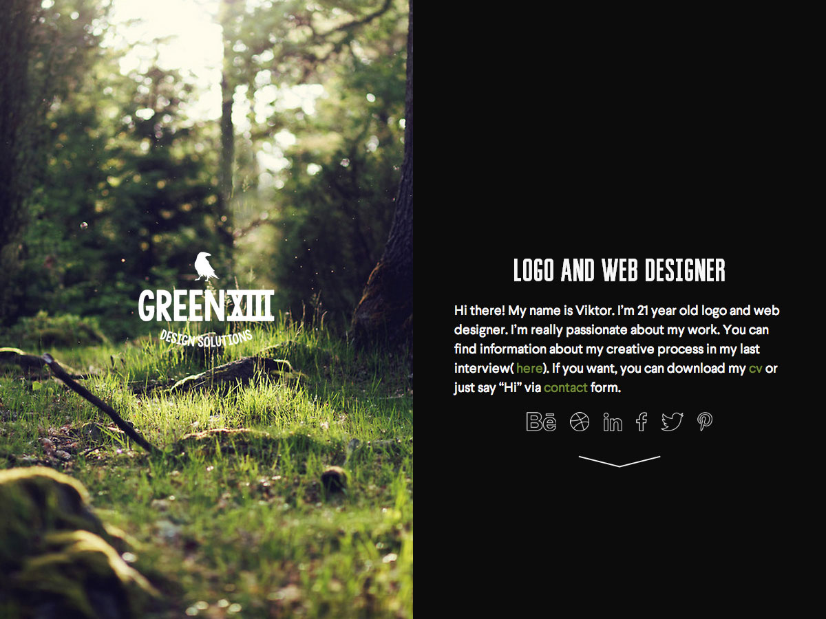 How to design the perfect single page website photo green 13