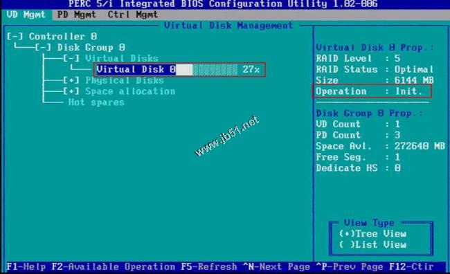 DELL R710 RAID5阵列配置方法