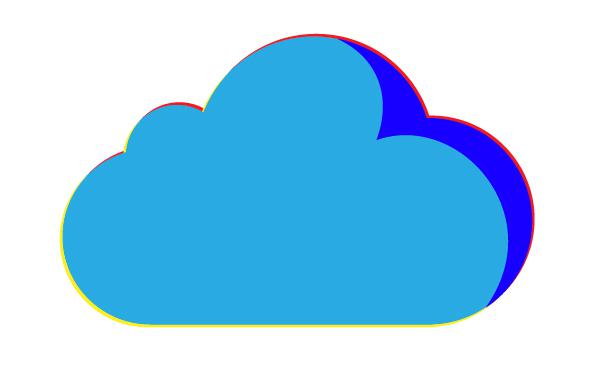 AI绘制玻璃质感云图标 网管之家 AI实例教程 glass cloud 14