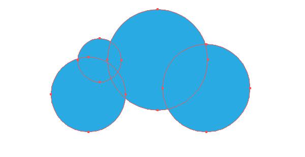 AI绘制玻璃质感云图标 网管之家 AI实例教程 glass cloud 02