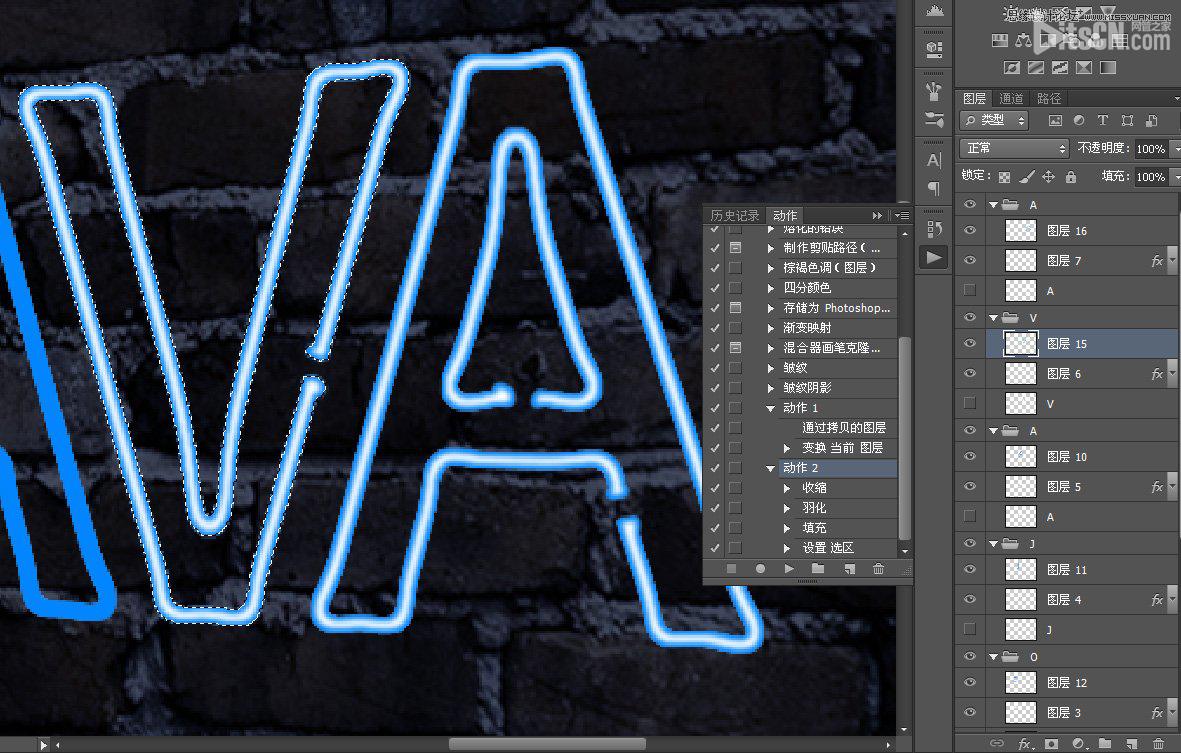 Photoshopŵɫ޺˸Чͼ