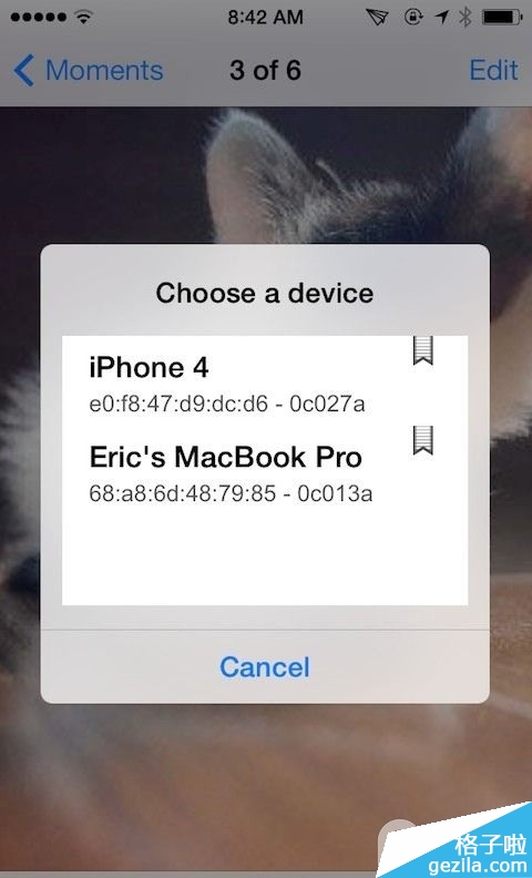 iPhoneҲ iOS8.1.2ԽAirBlue Sharing