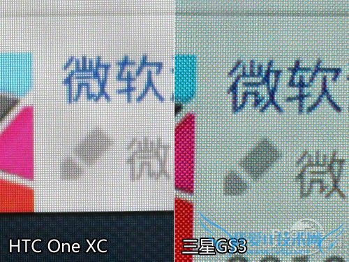 LCD对比 HTC One XC评测