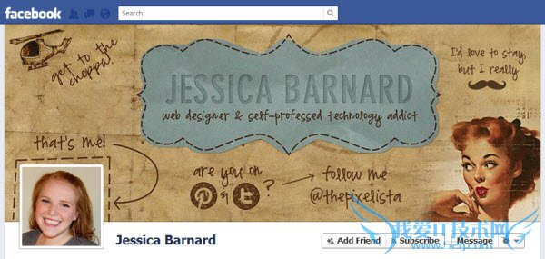 40枚 Facebook 时间轴创意封面案例,互联网的一些事