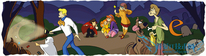 google doodle的万圣节主题(1999年—2011年),互联网的一些事