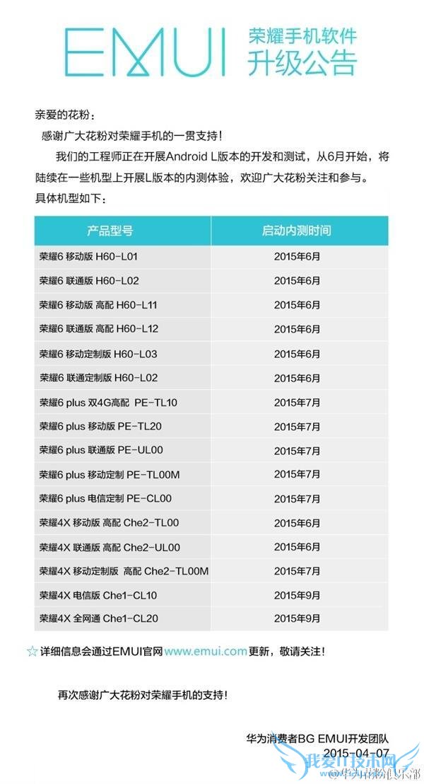华为 mate7/P7/荣耀 6 跳过安卓 5.0 直奔 5.1 国内只能干瞪眼