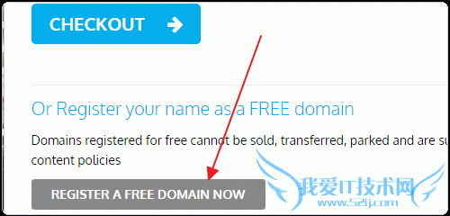Freenom点击免费注册按钮
