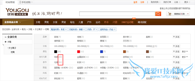 AnyForWeb电商面包屑设计案例2.png 面包屑导航 网站设计 网站用户体验 如何做网站