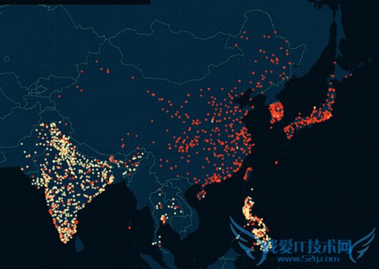 婚外情网站泄密资料被绘成出轨地图