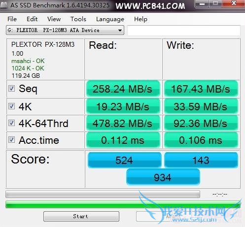 固态硬盘4K对齐后的读写速度