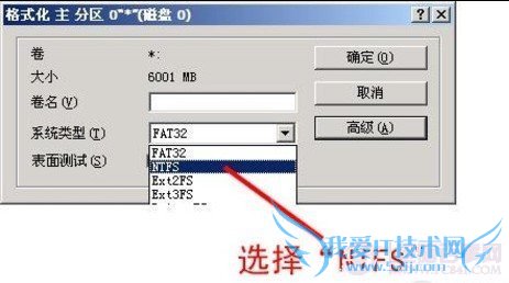 NTFS格式分区
