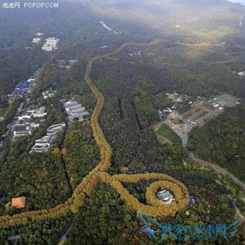 美龄宫现最美项链 航拍的美龄宫如宝石