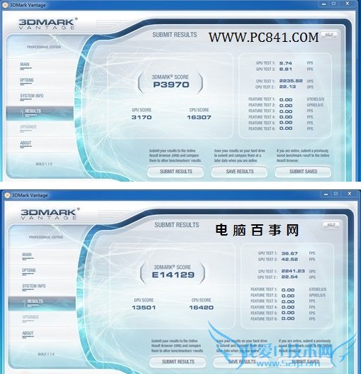 HD4600核心显卡3DMark Vantage跑分成绩