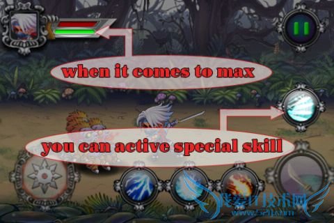 iPhone华丽横版动作游戏 忍者大战僵尸