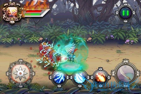 iPhone华丽横版动作游戏 忍者大战僵尸