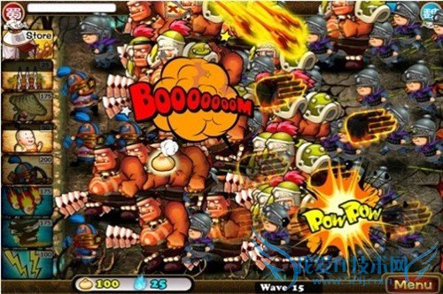 史诗背景Q版造型 iPhone塔防三国战记