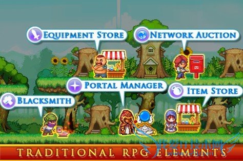 iPhone休闲侧卷轴式动作RPG 艾露西亚