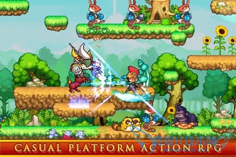 iPhone休闲侧卷轴式动作RPG 艾露西亚