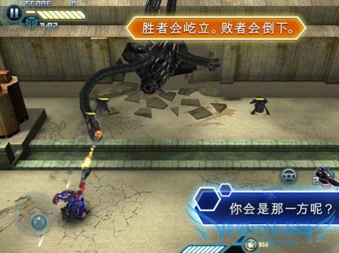 擎天柱PK霸天虎 iPhone游戏变形金刚3