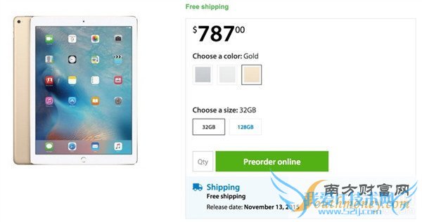 iPad Pro开约 11月13日首发/787美第1张图