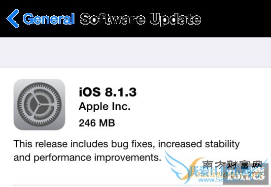 ڴiOS 8.1.3 ûнؼ