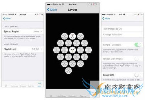 选项复杂多样 Apple Watch设置界面第3张图
