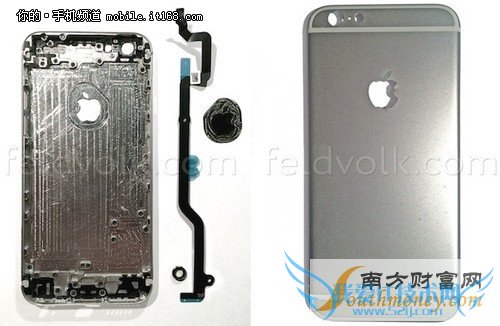 量产版iPhone6曝光 液态金属Logo