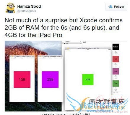iPhone 6sϢϣƻ6s/6s Plusڴ2GB