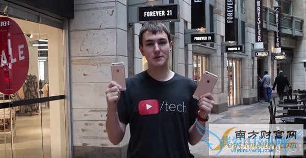 iPhone 6s、6s Plus玫瑰金天下第一摔!结局惊呆了