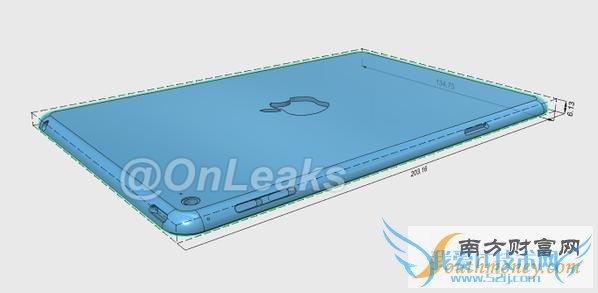 苹果 iPad mini 4 设计图曝光 超薄机身只有 6.1 毫米 9 月 9 日发布