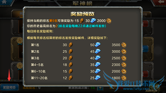 坦克战神手游军神榜怎么玩 军神榜玩法攻略