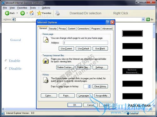 IEinternet explorer controlle