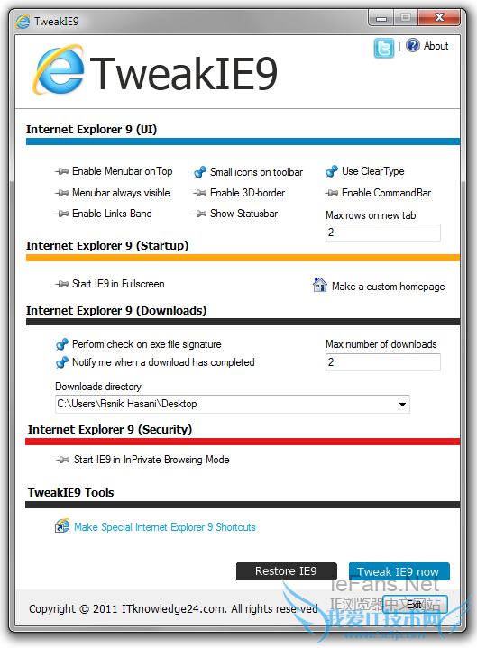 TweakIE9
