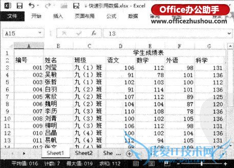 Excel2013表格中用VLOOKUP函数快速引用与编号相配的数据的方法